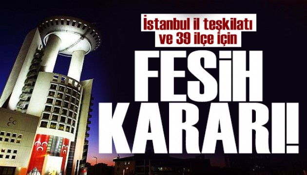 Semih Yalçın açıkladı: MHP'den İstanbul'da toptan fesih kararı