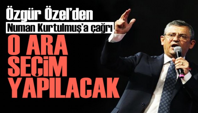 Özgür Özel'den ara seçim çıkışı: Olmazsa iktidar sorumluluğunu taşır