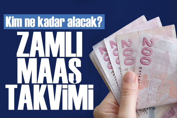 Emekliye zamlı maaş takvimi belli oldu! Kim ne kadar alacak?