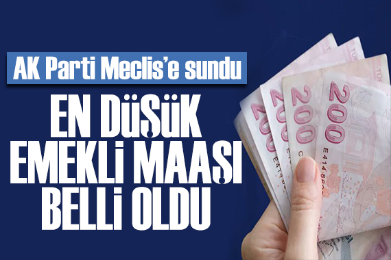 En düşük emekli aylığına zam! Teklif Meclis'te