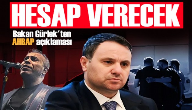 Bakan Gürlek'ten AHBAP açıklaması: Yargı önünde hesap verecek
