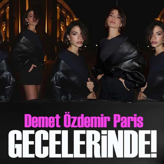 Demet Özdemir Paris gecelerinde!