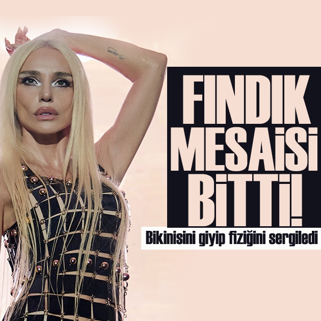 Gülşen'in fındık mesaisi bitti! Bikinisini giyip tatilin yolunu tuttu!