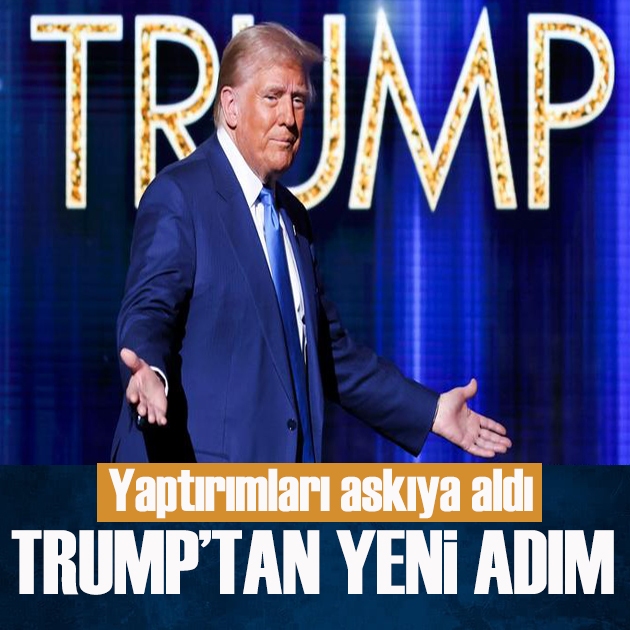 Trump, Rusya'ya yeni yaptırımları yürürlüğe girmeden askıya aldı