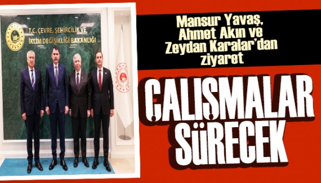 Büyükşehir Belediye Başkanlarından Bakan Kurum'a ziyaret: İş birliği içinde çalışmayı sürdüreceğiz