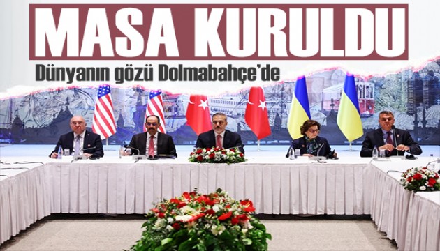 Dolmabahçe'de kritik zirve! Barış masası kuruldu