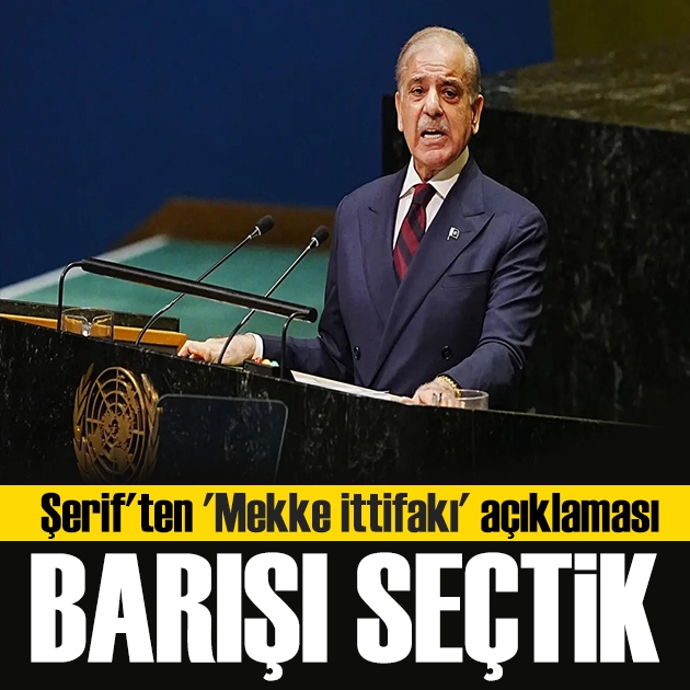 Pakistan Başbakanı Şerif BM kürsüsünden seslendi: Mekke İttifakı mesajı