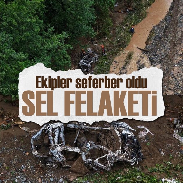 Giresun'da sel felaketi! 2 kişi kayboldu