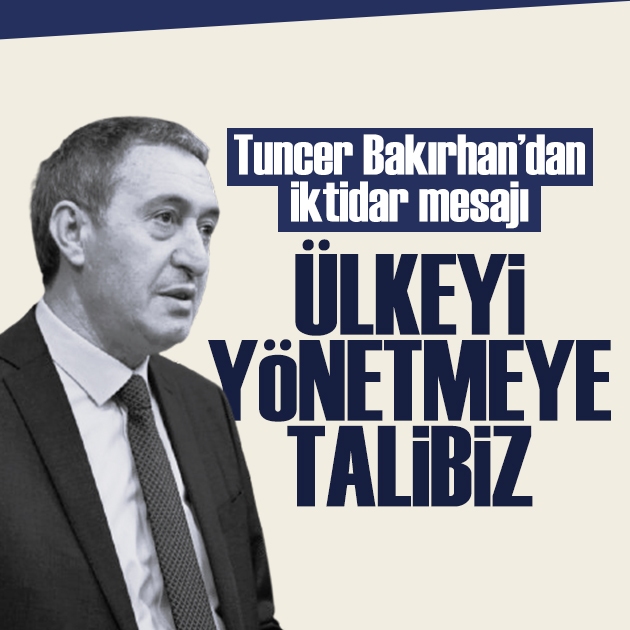 Tuncer Bakırhan'dan iktidar mesajı: Bu ülkeyi yönetmeye adayız