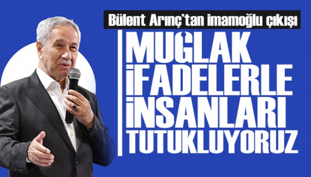 Bülent Arınç'tan dikkat çeken İmamoğlu açıklaması: Cezadan daha beter hale gelebiliyor