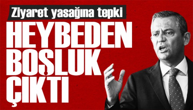 Özgür Özel'den sert mesaj: Heybeden boşluk çıktı