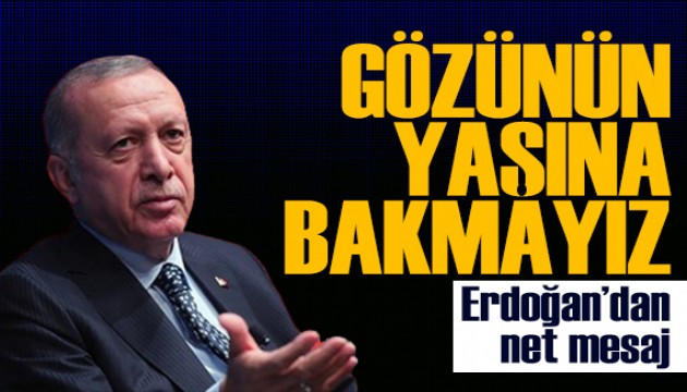 Cumhurbaşkanı Erdoğan'dan net mesaj: Kamu yararı her şeyin üzerindedir