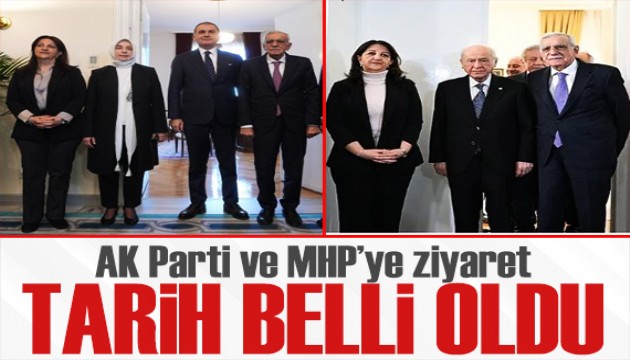 DEM Parti'den AK Parti'ye ziyaret! Tarih belli oldu