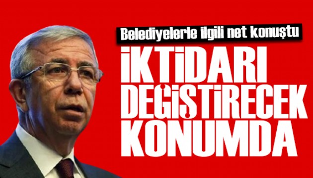 Erdoğan'ın belediyelerle ilgili açıklamasına Mansur Yavaş'tan yanıt: Belediyeler iktidarı değiştirecek konumda