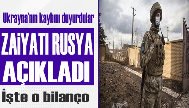 Rusya Ukrayna'nın savaş zayiatını duyurdu!