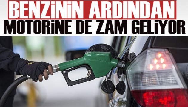 Benzinden sonra bir zam da motorine!