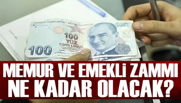 Memur ve emekli maaş zammı ne kadar olacak? 5 aylık enflasyon farkı netleşti