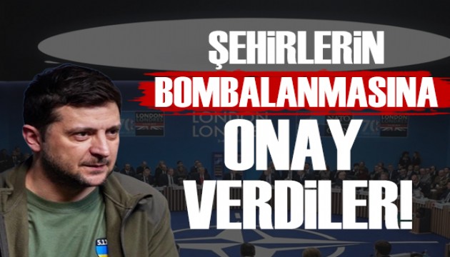 Zelenskiy'den NATO'ya ağır çıkış: Şehirlerimizin bombalanmasına onay verdiler!