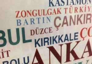 TDK afişindeki özensizlik