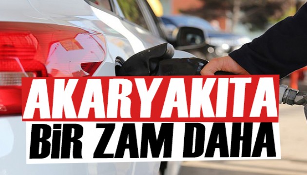 Akaryakıta bir zam daha!