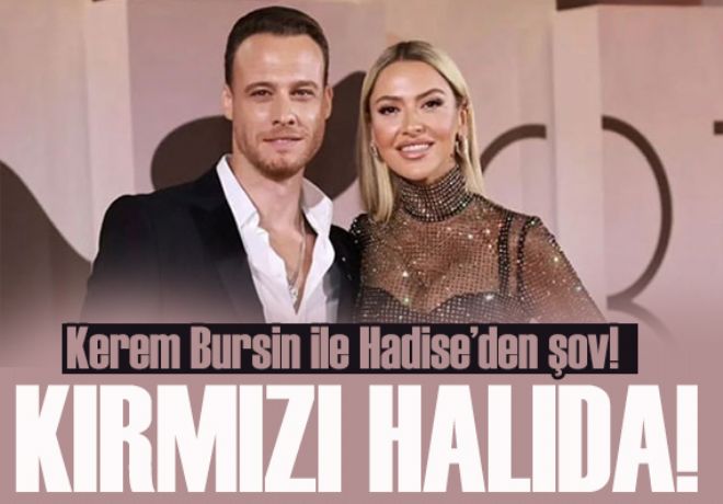 Hadise ve Kerem Bürsin kırmızı halıda!