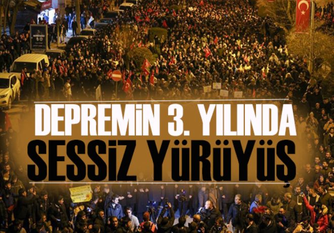 6 Şubat depremlerinin üçüncü yılı: Hatay’da sessiz yürüyüşle anma