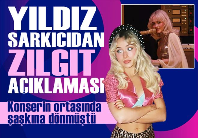 Dünyaca ünlü şarkıcı Sabrina Carpenter'dan 